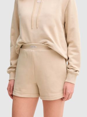 Calvin Klein Jeans naisten shortsit, PLACED INSTITUTIONAL SHORT Vaalea Beige