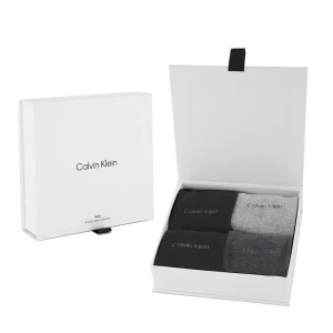 Calvin Klein Men Miesten Sukat 4-Pack, GIFTBOX Musta