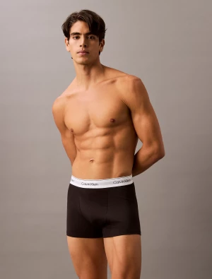 Calvin Klein miesten bokserit, ICON COTTON TRUNK 3PK Musta