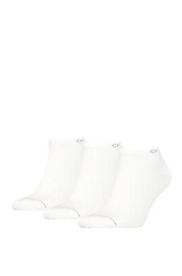 Calvin Klein Miesten Sukat 3-Pack, CK MEN SNEAKER 3P NOS Valkoinen