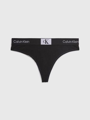 Calvin Klein Naisten Alushousut, CK MODERN THONG Musta