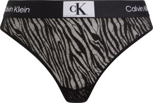 Calvin Klein Naisten Alushousut, CK MODERN THONG Musta