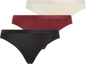 Calvin Klein Naisten Alushousut, K-CK BIKINI 3PK Monivärinen Kuosi