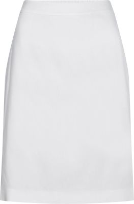 Calvin Klein Naisten Hame LINEN SIDE SPLIT SKIRT Valkoinen