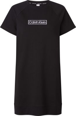 Calvin Klein Naisten Yöpaita CK SS NIGHTSHIRT Musta