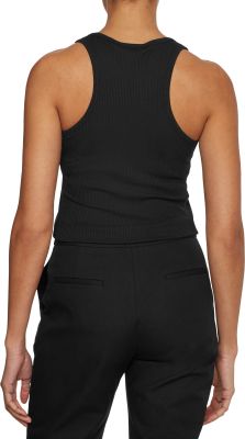 CALVIN KLEIN WOMEN Naisten Toppi ESSENTIAL RIB TANK TOP Musta