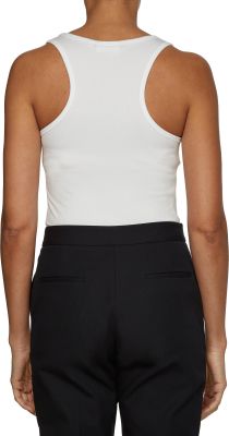 CALVIN KLEIN WOMEN Naisten Toppi ESSENTIAL RIB TANK TOP Valkoinen