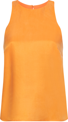 Calvin Klein Women Naisten Toppi, Shine Viscose Racer Back Top  Oranssi