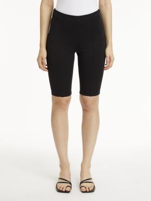 Calvin Klein women shortsit, TECHNICAL KNIT BIKE SHORTS Musta