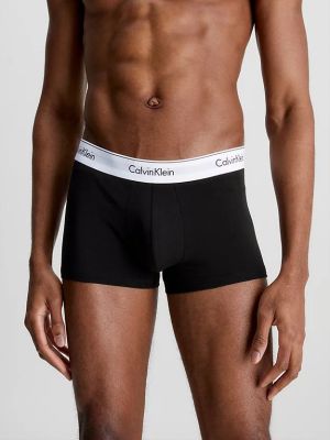 Calvin Klein Miesten Bokserit Trunk 3PK Black Musta