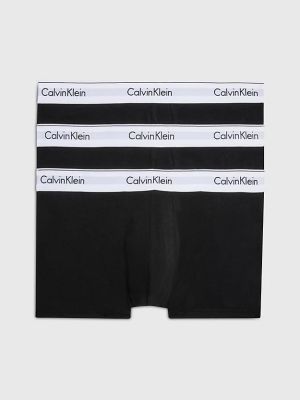 Calvin Klein Miesten Bokserit Trunk 3PK Black Musta