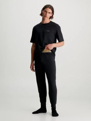 Calvin Klein MIesten Pyjamasetti, JOGGER SET Musta