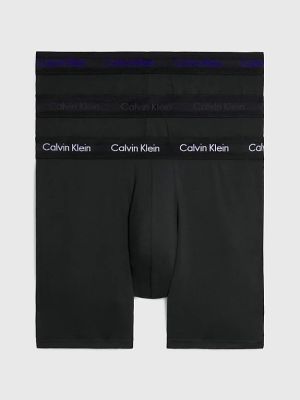 Calvin Klein bokserit, BOXER BRIER 3PK MODERN COTTON Musta