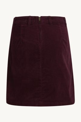 Claire Naisten Hame NADIA CORDUROY SKIRT Viininpunainen