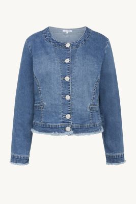 Claire Naisten Jakku ELDA DENIM CHANEL JACKET Indigo