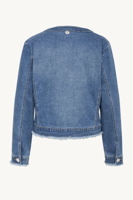 Claire Naisten Jakku ELDA DENIM CHANEL JACKET Indigo