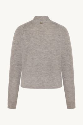 Claire Naisten Neuletakki, CELINE CARDIGAN 100% EASY CARE MERINO Ruskeanharmaa