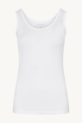 Claire Naisten Toppi CLAIRE TANK TOP Valkoinen