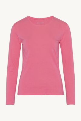 Claire pitkähihainen trikoopaita, CLAIRE LS T-SHIRT Pinkki