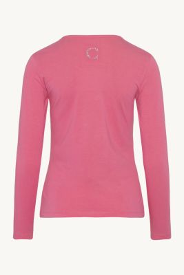 Claire pitkähihainen trikoopaita, CLAIRE LS T-SHIRT Pinkki