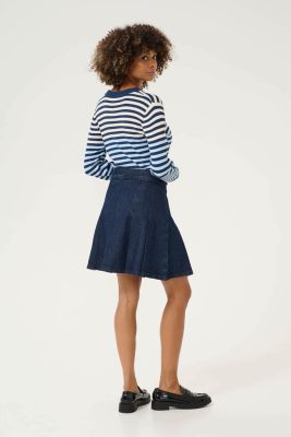 Culture naisten farkkuhame, CUBINK ROSELLE SKIRT Darkblue Wash