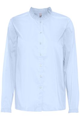 Culture naisten paitapusero, CUANTOINETT BUTTON SHIRT Cashmere Blue