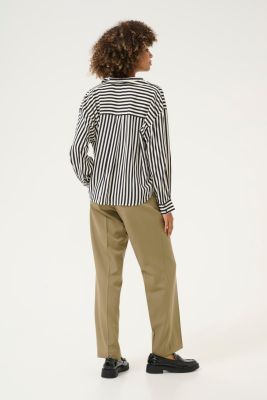 Culture naisten paitapusero, CUDENIA KNOT SHIRT Salute/White Stripe