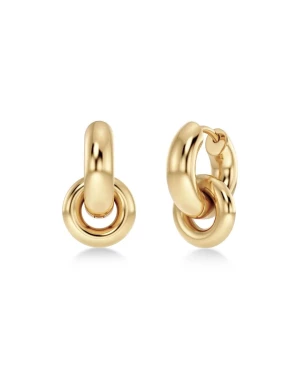 Edblad korvakorut, CHUNKY ETERNAL EARRINGS GOLD Kullankeltainen