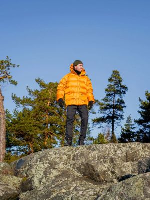 Joutsen Unisex Untuvatakki, TAUKO Poltettu Oranssi