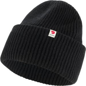 Fjällräven Unisex Pipo, HEAVY BEANIE Musta