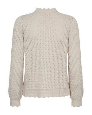 Freequent Naisten Neule, GINA PULLOVER Vaalea Beige