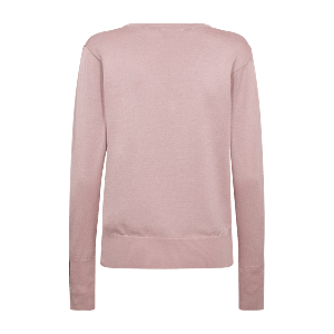 Freequent naisten neule, KATIE PULLOVER V-NECK Vaaleanpunainen