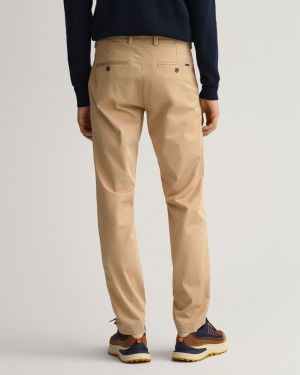 Gant chinokset, HALLDEN SLIM CHINO Beige