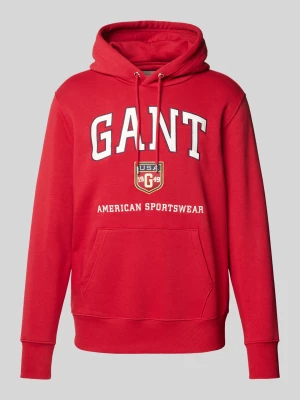 Gant miesten collegehuppari, GRAPHIC HOODIE Punainen