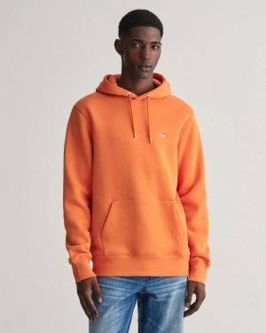 Gant miesten huppari,  REG SHIELD HOODIE Oranssi