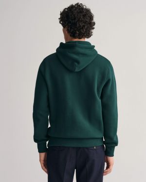 Gant miesten huppari,  REG SHIELD HOODIE Vihreä