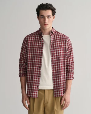 Gant miesten kauluspaita, MICRO TARTAN FLANNEL Punainen Ruutu