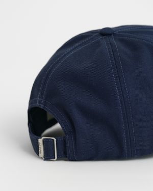 Gant miesten lippis, SHIELD COTTON TWILL CAP Tummansininen