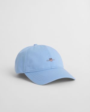 Gant miesten lippis, SHIELD COTTON TWILL CAP Vaaleansininen