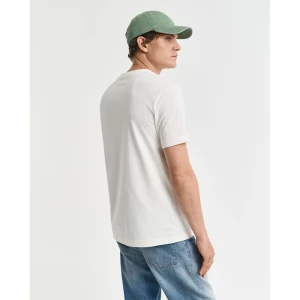 Gant miesten t-paita, GRAPHIC SS T-SHIRT Valkoinen