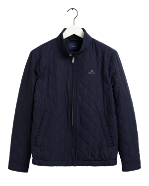 Gant Miesten Tikkitakki, Quilted Windcheater Tummansininen