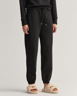 Gant Naisten Collegehousut REL ICON G ESSENTIAL PANTS Musta