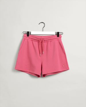 Gant Naisten Collegeshortsit REL ICON G SHORTS Vadelma