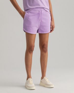 Gant Naisten Collegeshortsit RELAXED SUNFADED SHORTS Vaalea Lila