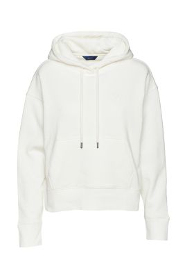 Gant Naisten Huppari, K-ICON G ESSENTIAL HOODIE Luonnonvalkoinen