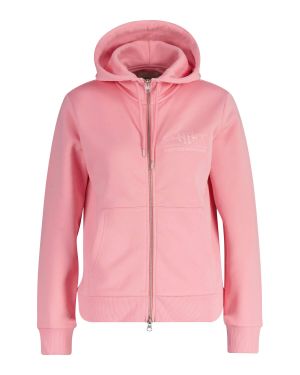 Gant Naisten Huppari TONAL ARCHIVE SHIELD ZIP HOODIE Vaaleanpunainen