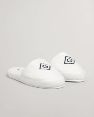 Gant Naisten Kylpytossut PREMIUM G SLIPPERS Valkoinen