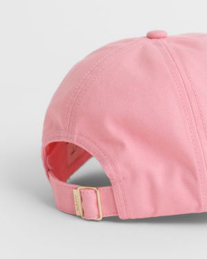 Gant naisten lippis, SHIELD COTTON TWILL CAP Vaaleanpunainen