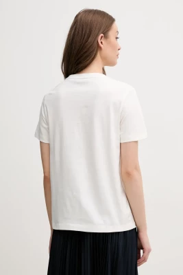 Gant naisten t-paita, REG TONAL GRAPHIC SS T-SHIRT Valkoinen