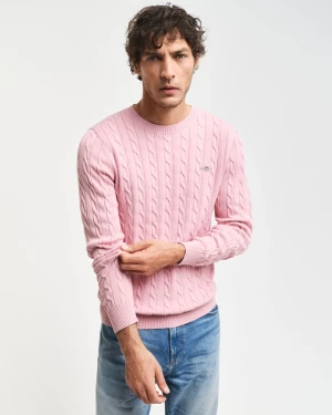 Gant neule, COTTON CABLE Pinkki